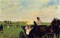 Un carruaje en las carreras Edgar Degas